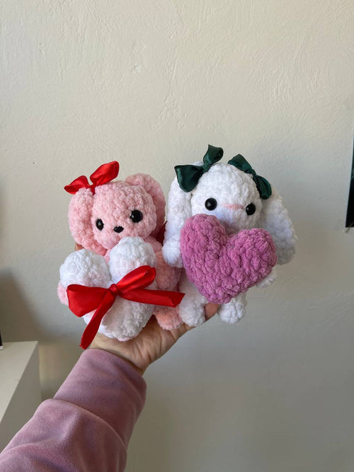 Valentine bunnies (charity pdf pattern)